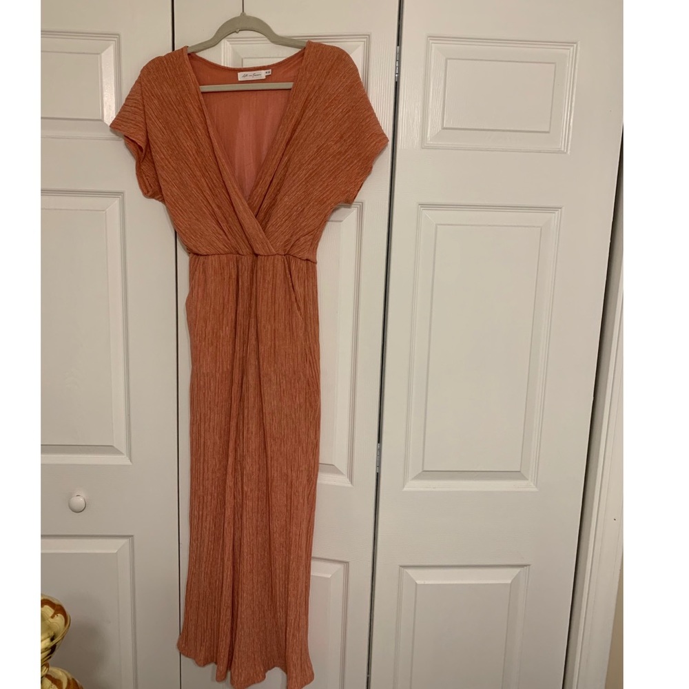 Coral jumpsuit